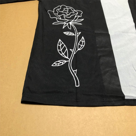 Rose Kanji Japan Kimono Art - Unisex Oversized | Zewearsy Store