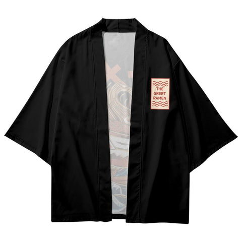 Ramen Art Kimono Short Sleeve Unisex Sublimation | Zewearsy Store