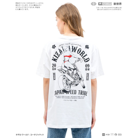 Japan Streetwear Short Sleeve T Shirt - Motor Series SPEED TRIBE BULMA | Japan Apparel | Zewearsy Store