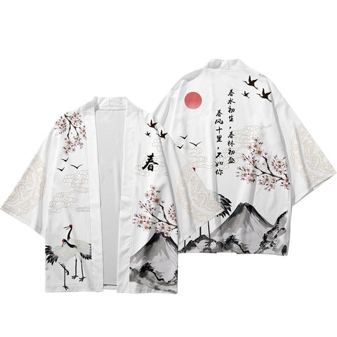 Traditional Japan Graphic Art Kimono Unisex Oversized | Japan Apparel