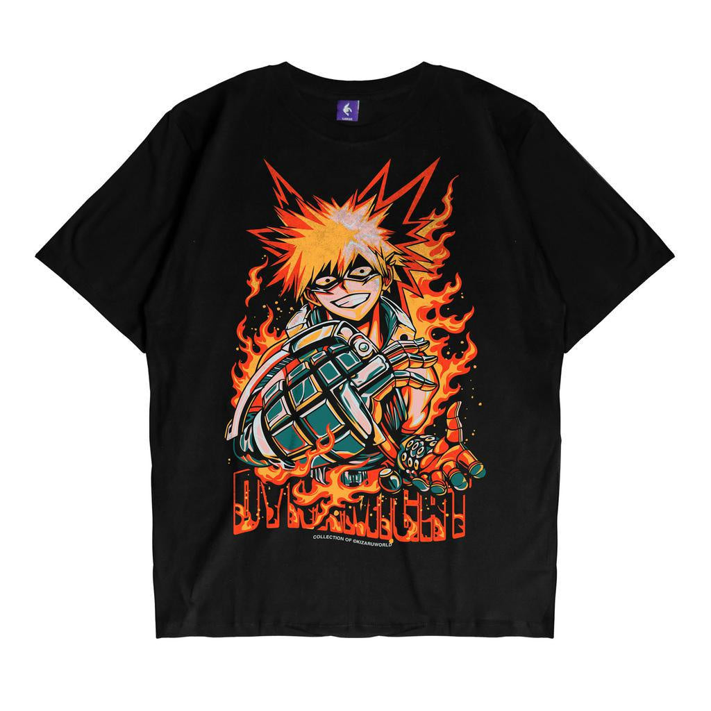 Japan Anime Short Sleeve T Shirt - BAKUGO | Japan Apparel