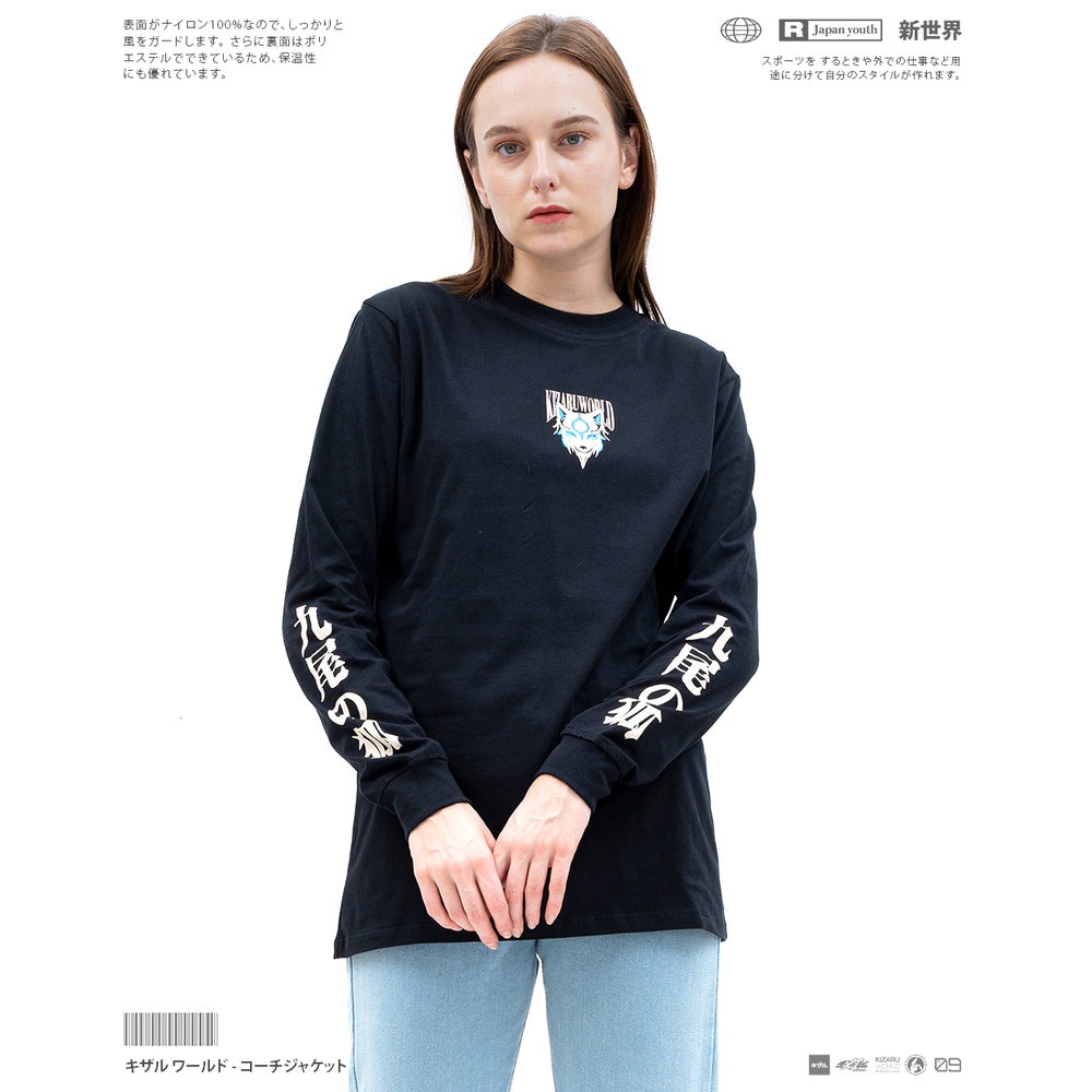 Japanese Long Sleeve T Shirt Origin KITSUNE | Japan Apparel