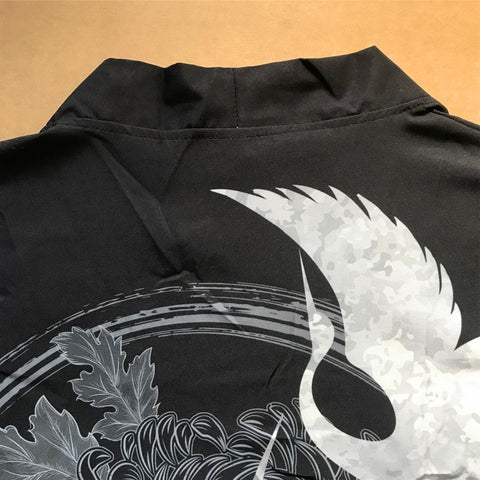 Japan Art two Swan Graphic Design Kimono's Unisex | Japan Apparel