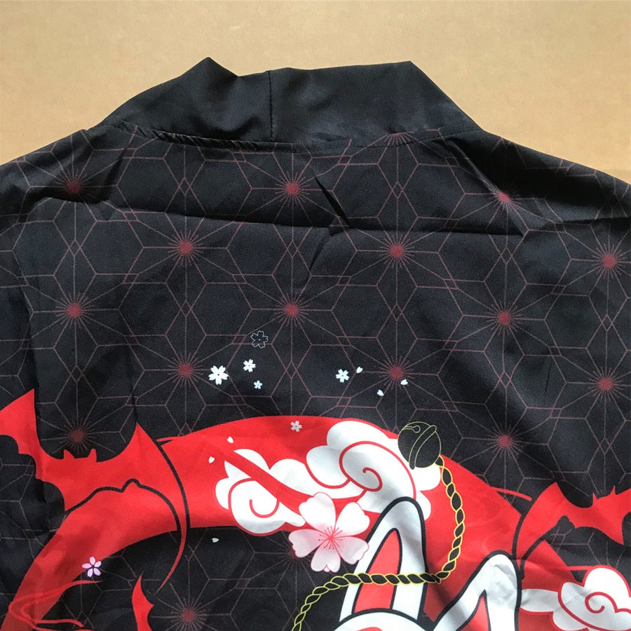 Japan Kitsune Graphic Design Kimono Unisex Oversized | Japan Apparel