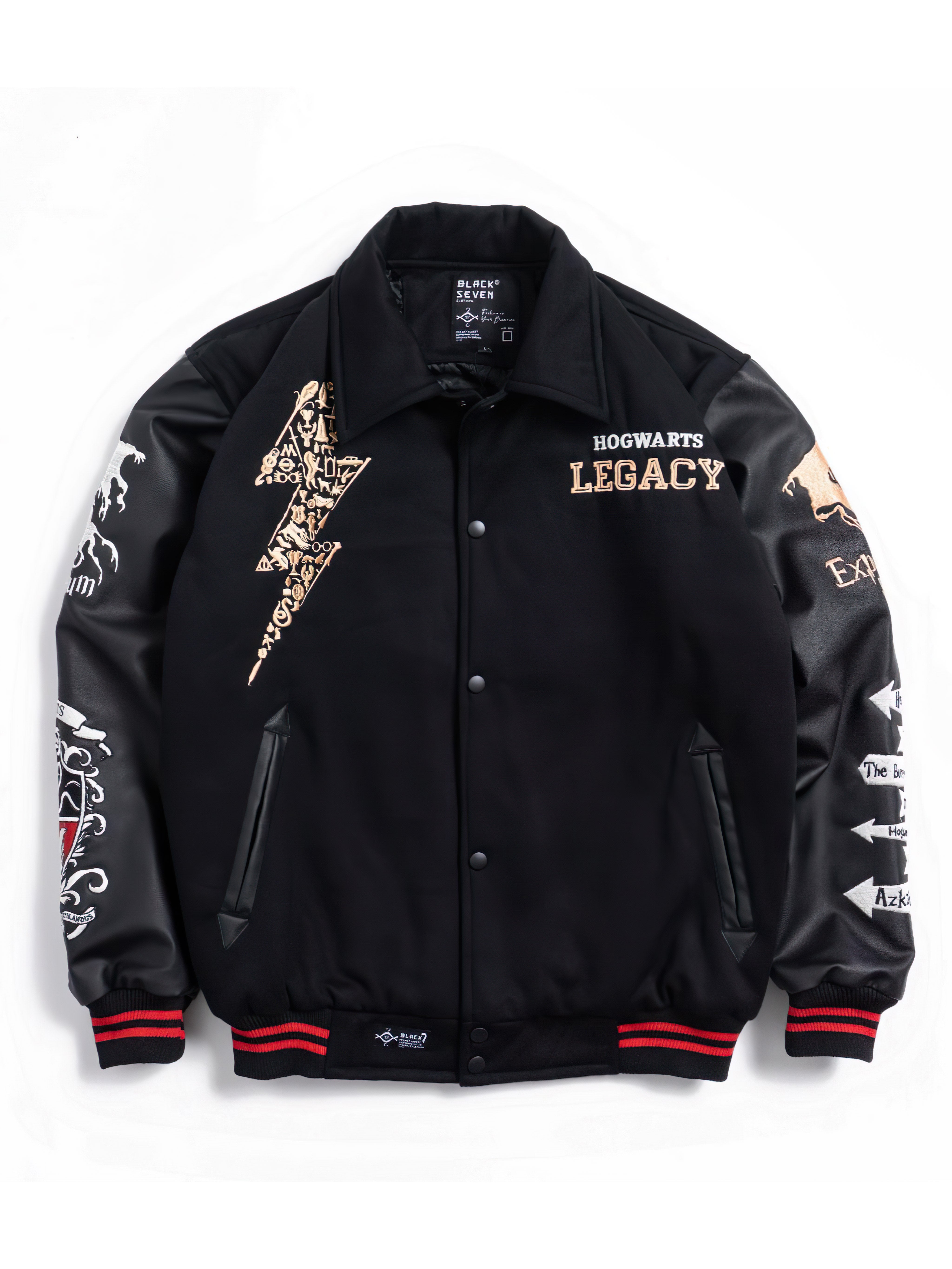 Hogwarts Legacy Harry Potter Varsity Jacket Full Embroidery | Zewearsy Store