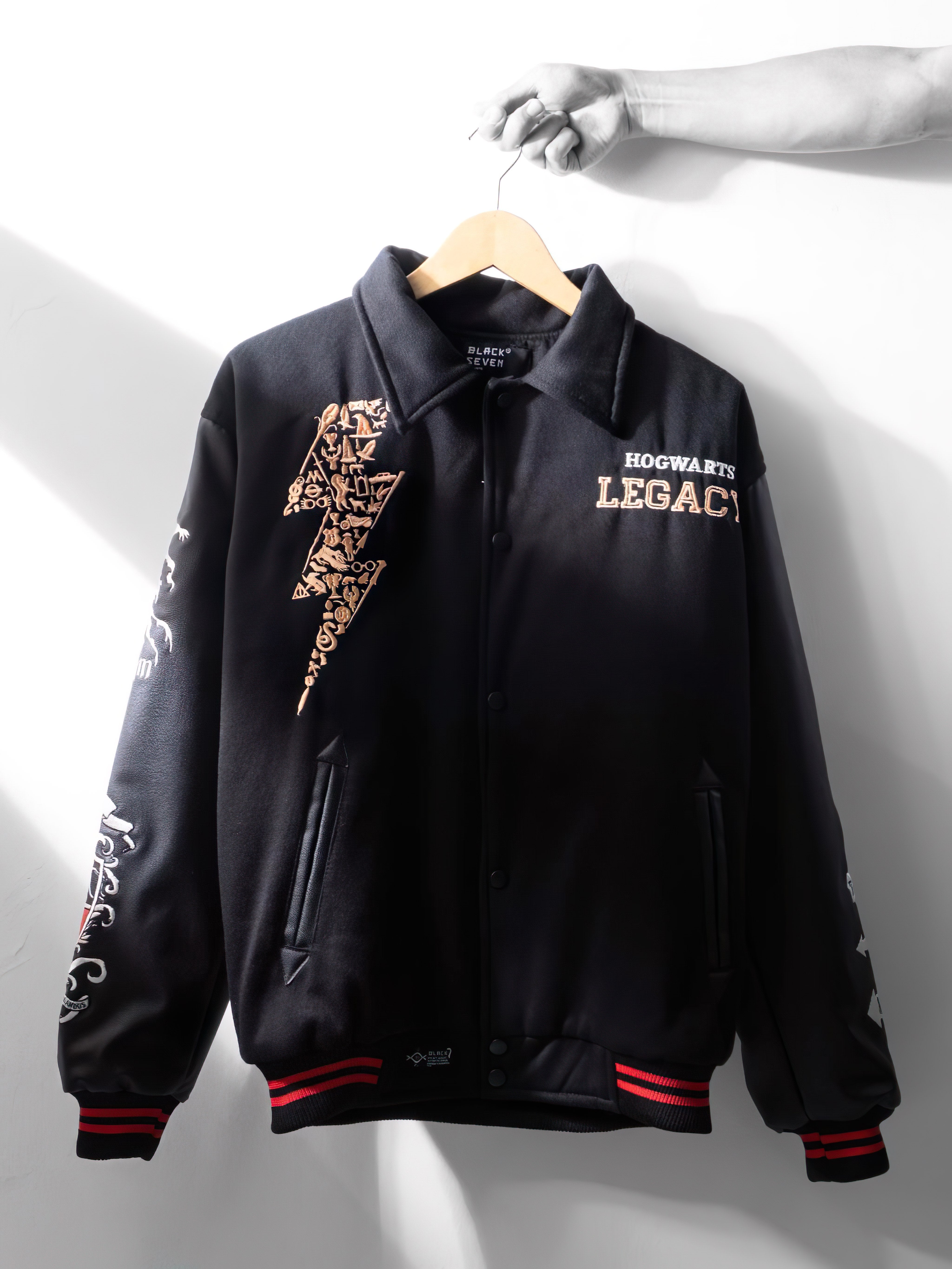 Hogwarts Legacy Harry Potter Varsity Jacket Full Embroidery | Zewearsy Store