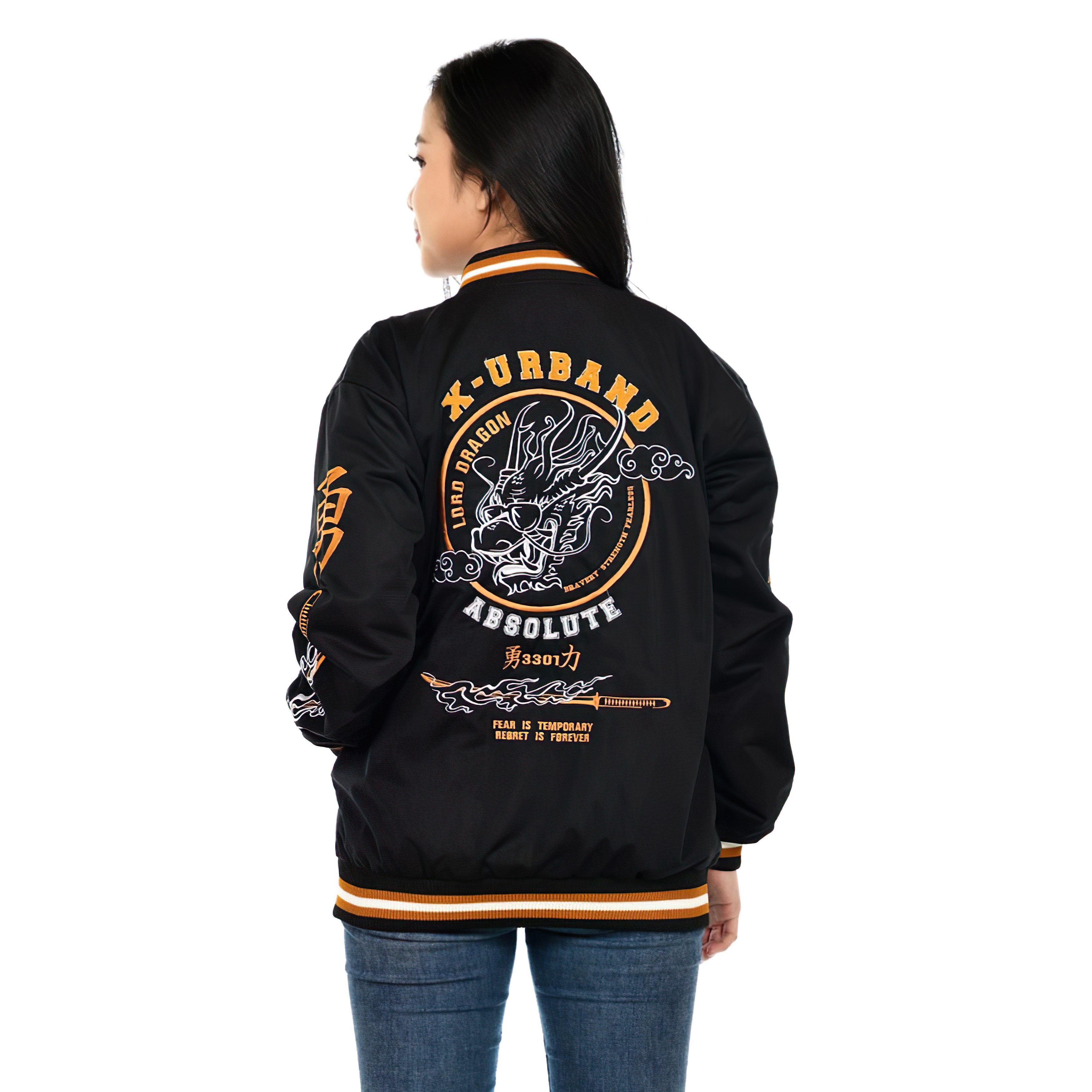 Japan Varsity Jacket Sukajan Full Embroidery - Modern Style harajuku - Japan Fashion | Zewearsy Store