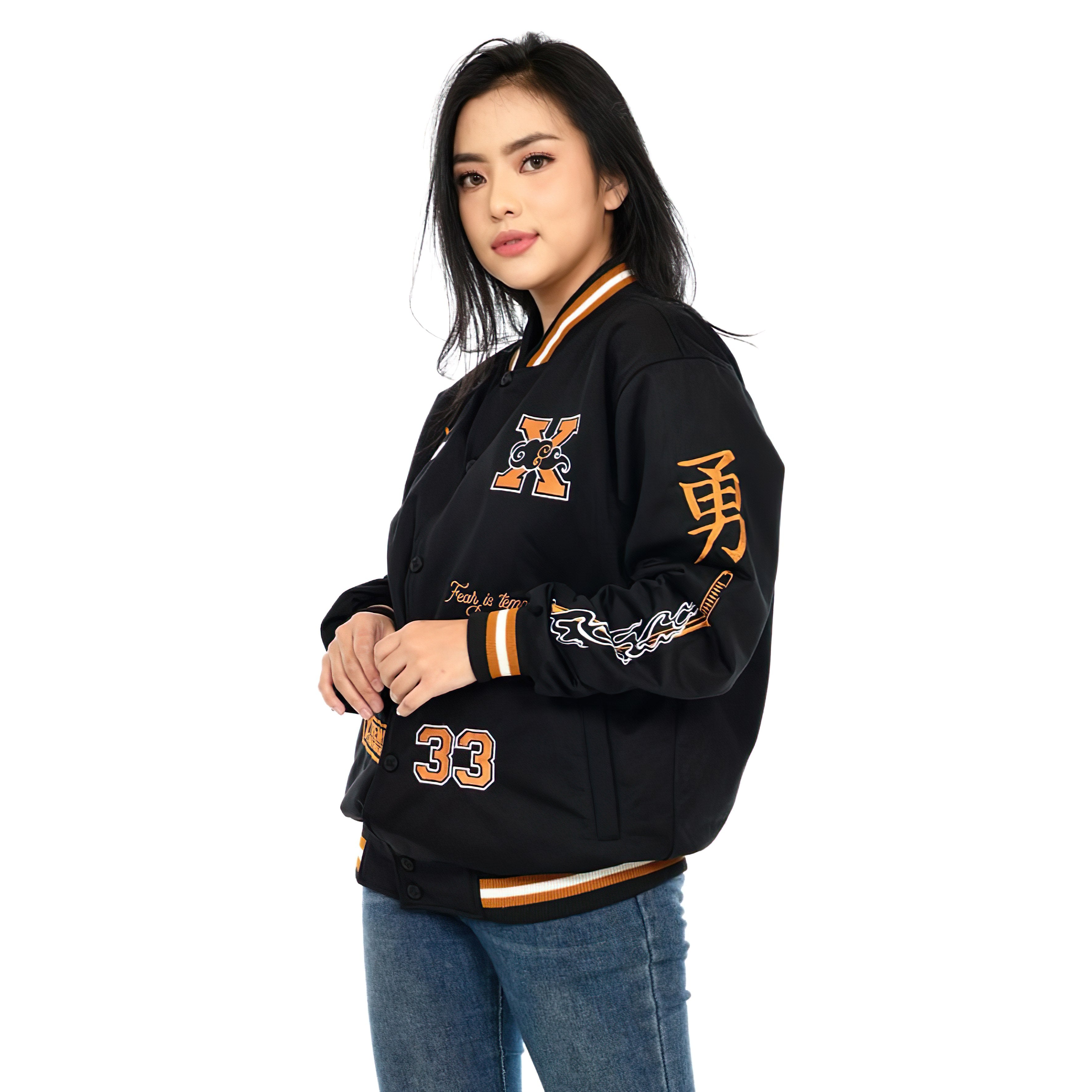 Japan Varsity Jacket Sukajan Full Embroidery - Modern Style harajuku - Japan Fashion | Zewearsy Store