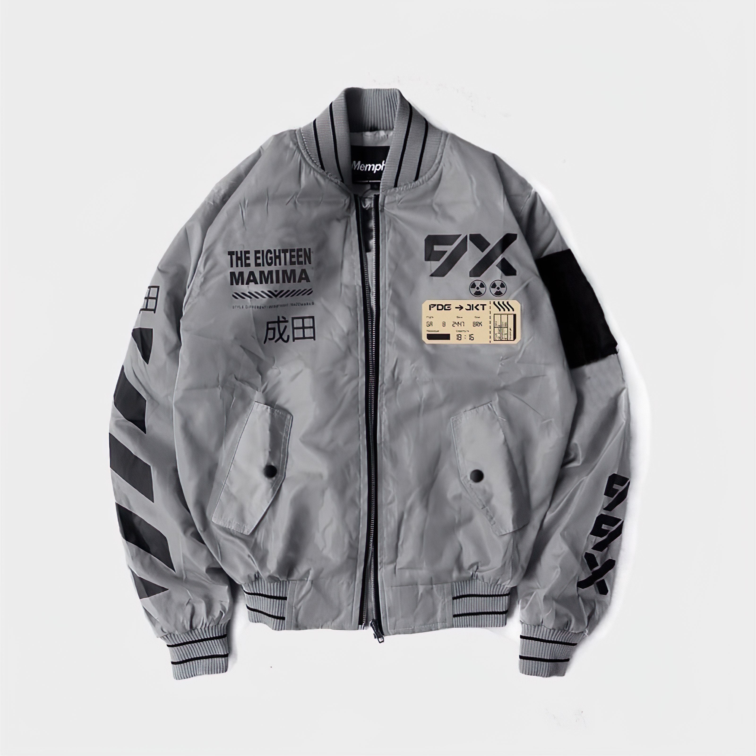 Japan Bomber Jacket Cyberpunk Harajuku Design | Zewearsy Store
