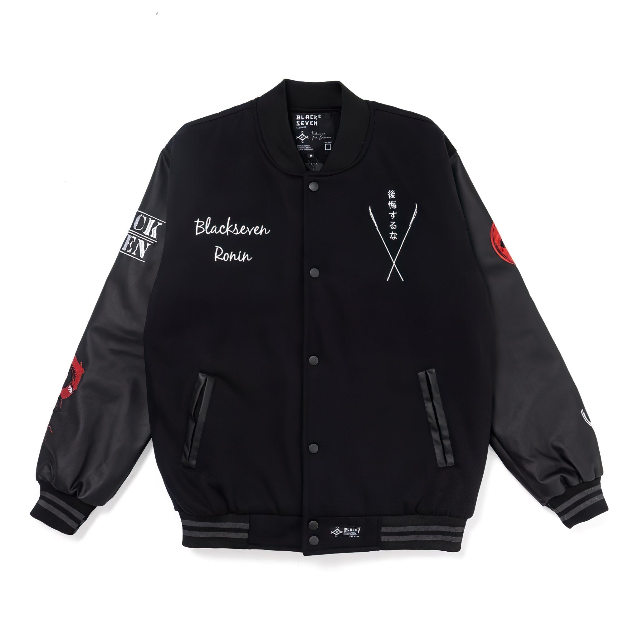 Japanese Samurai Varsity Jacket Full Embroidery Ronin Samurai
