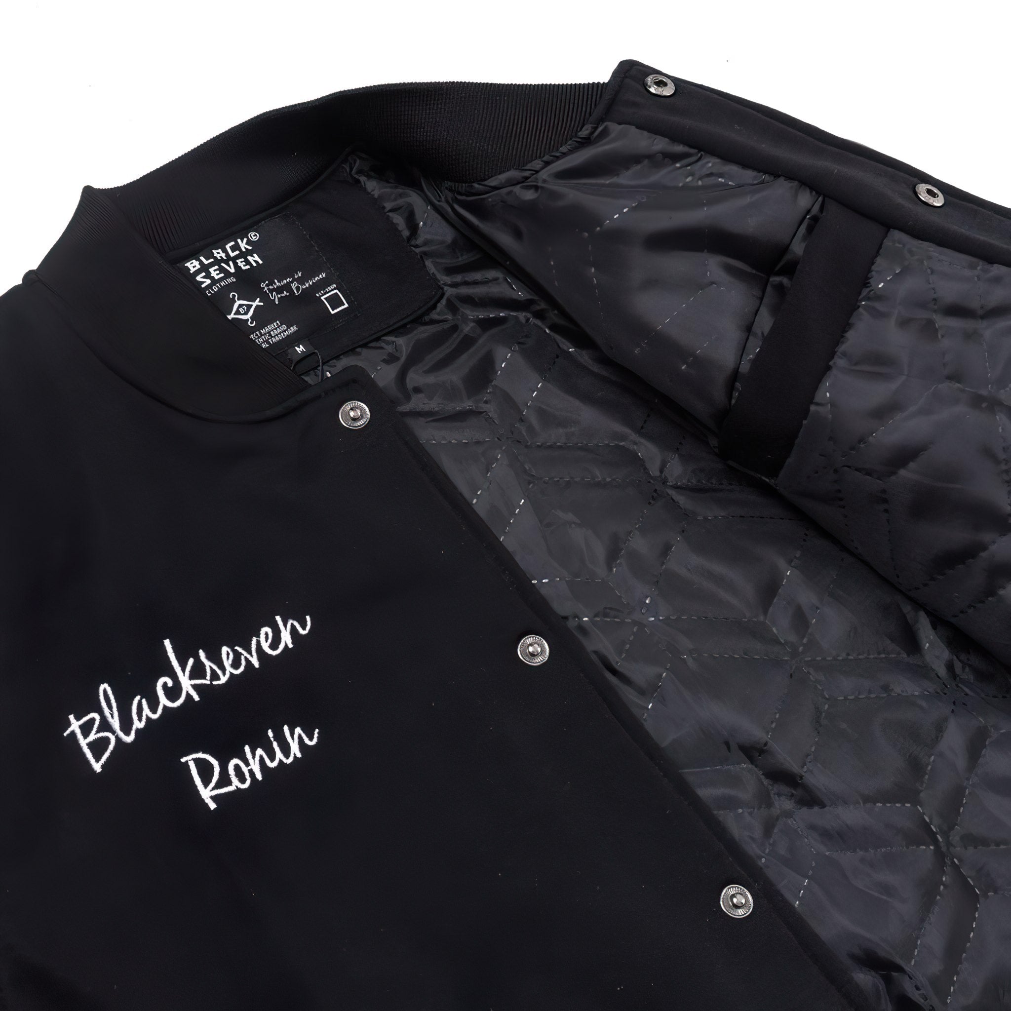 Japanese Samurai Varsity Jacket Full Embroidery - Ronin Samurai - Japan Fashion | Zewearsy Store
