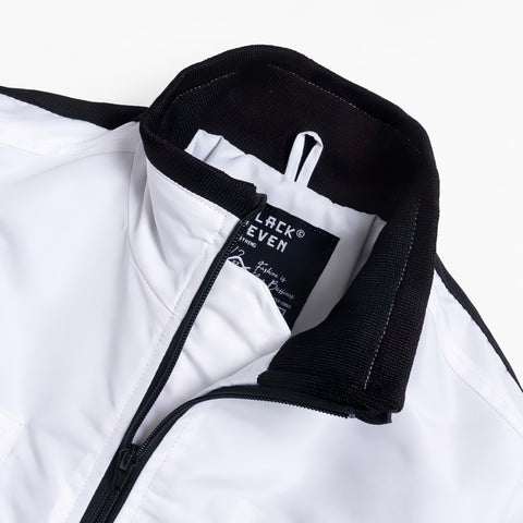 One Piece Luffy Gear 5 Bomber Jacket Windbreaker Cyberpunk Edition Black and White - Japan Fashion | Zewearsy Store