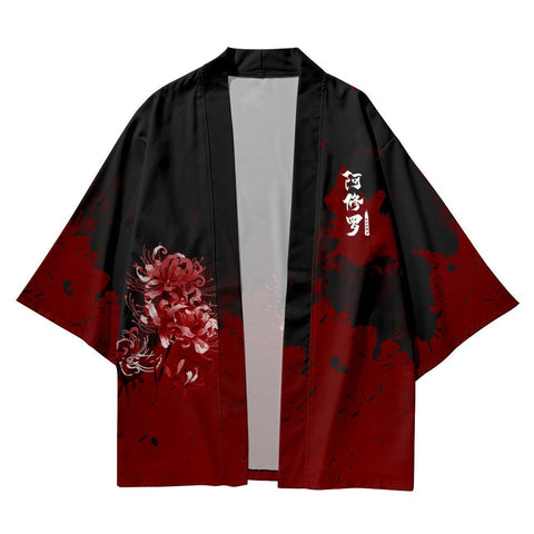 Anime Cartoon Print Loose Summer Japan Kimono Unisex Oversized - Streetwear Harajuku Design - Zewearsy