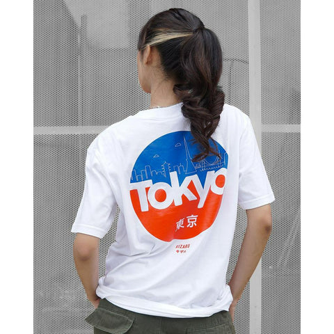 Japan Streetwear Short Sleeve T Shirt - Origin TOKYO CITY LIGHT | Japan Apparel