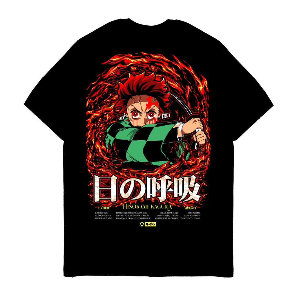 Japan Anime Short Sleeve T Shirt - Demon Slayer Kimetsu No Yaiba TANJIRO KAMADO | Japan Apparel | Zewearsy Store