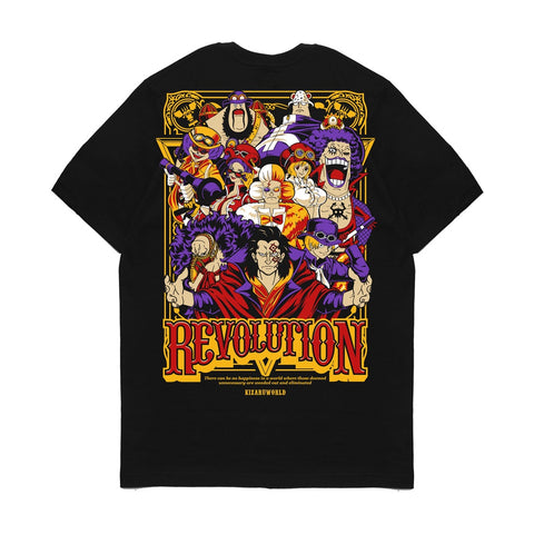 Japan Anime Short Sleeve T Shirt - One Piece REVOLUTION CREW | Japan Apparel | Zewearsy Store