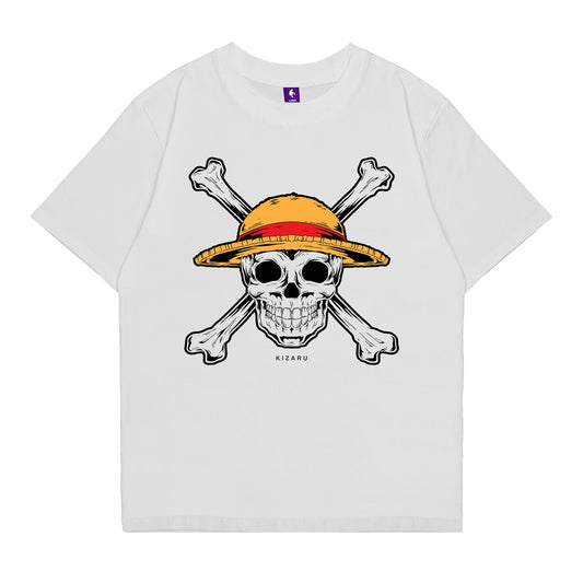 Japan Anime Short Sleeve T Shirt - One Piece | Jolly Roger MUGIWARA