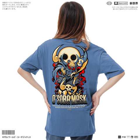 Japan Anime Short Sleeve T Shirt - One Piece SANJI O'SOBA MASK | Japan Apparel