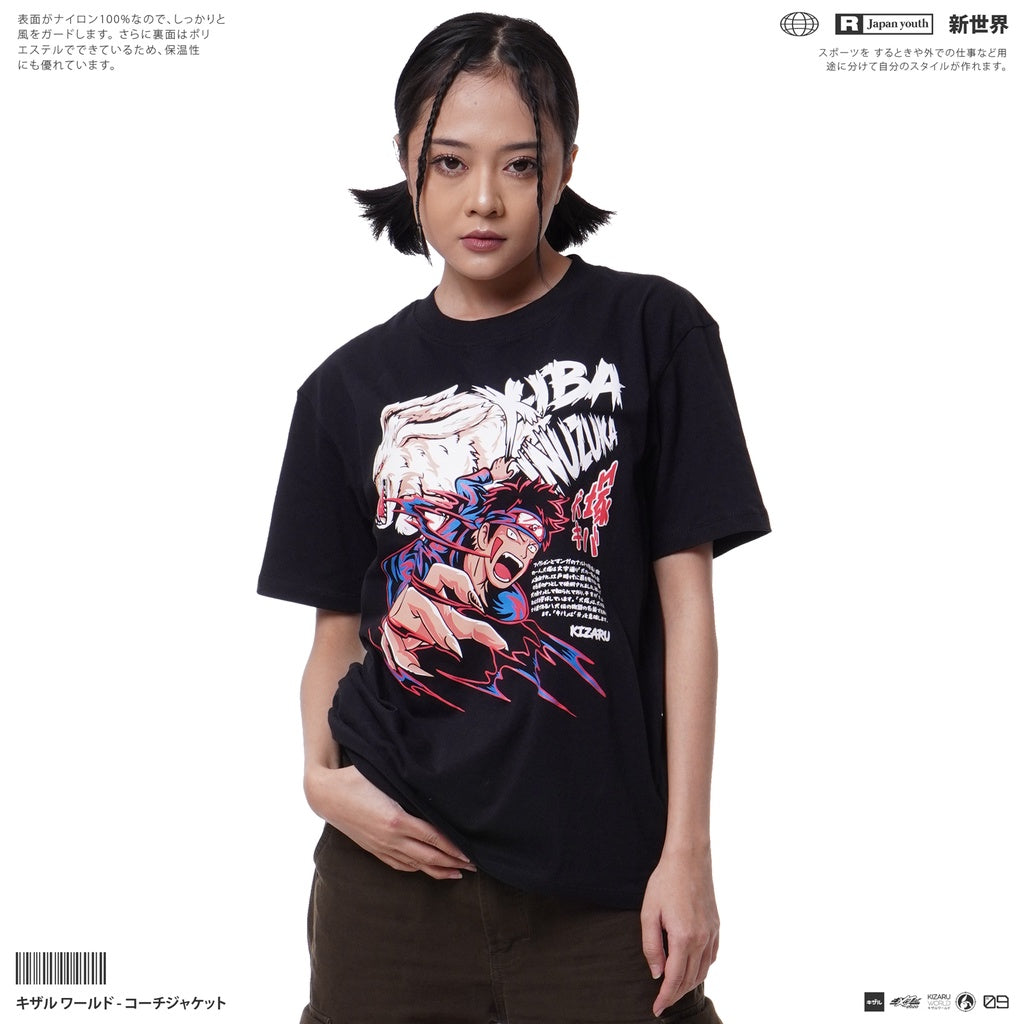  Japan Anime Short Sleeve T Shirt - Naruto KIBA INUZUKA | Japan Apparel