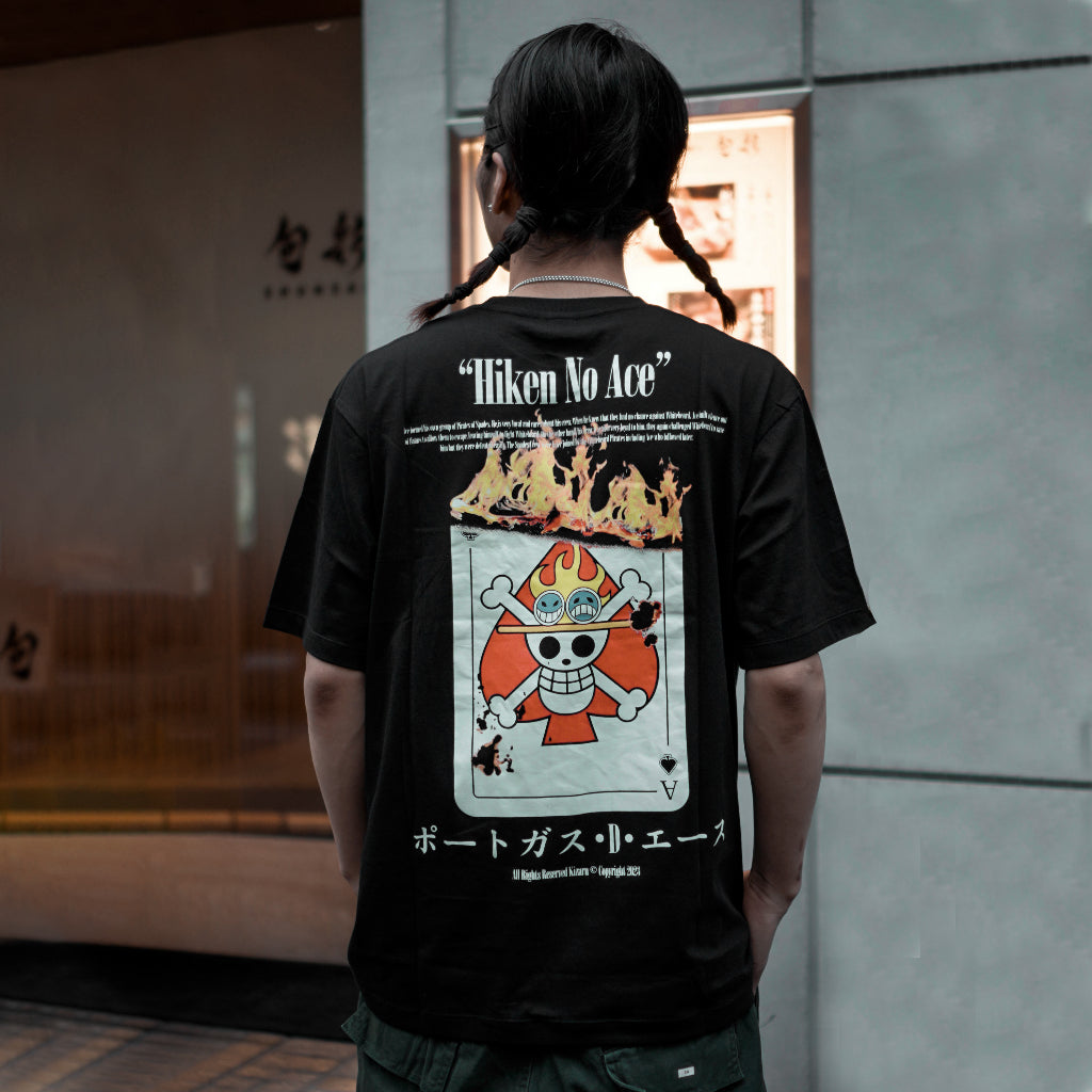 Japan Anime Short Sleeve T Shirt - One Piece SPADE OF ACE | Japan Apparel | Zewearsy Store