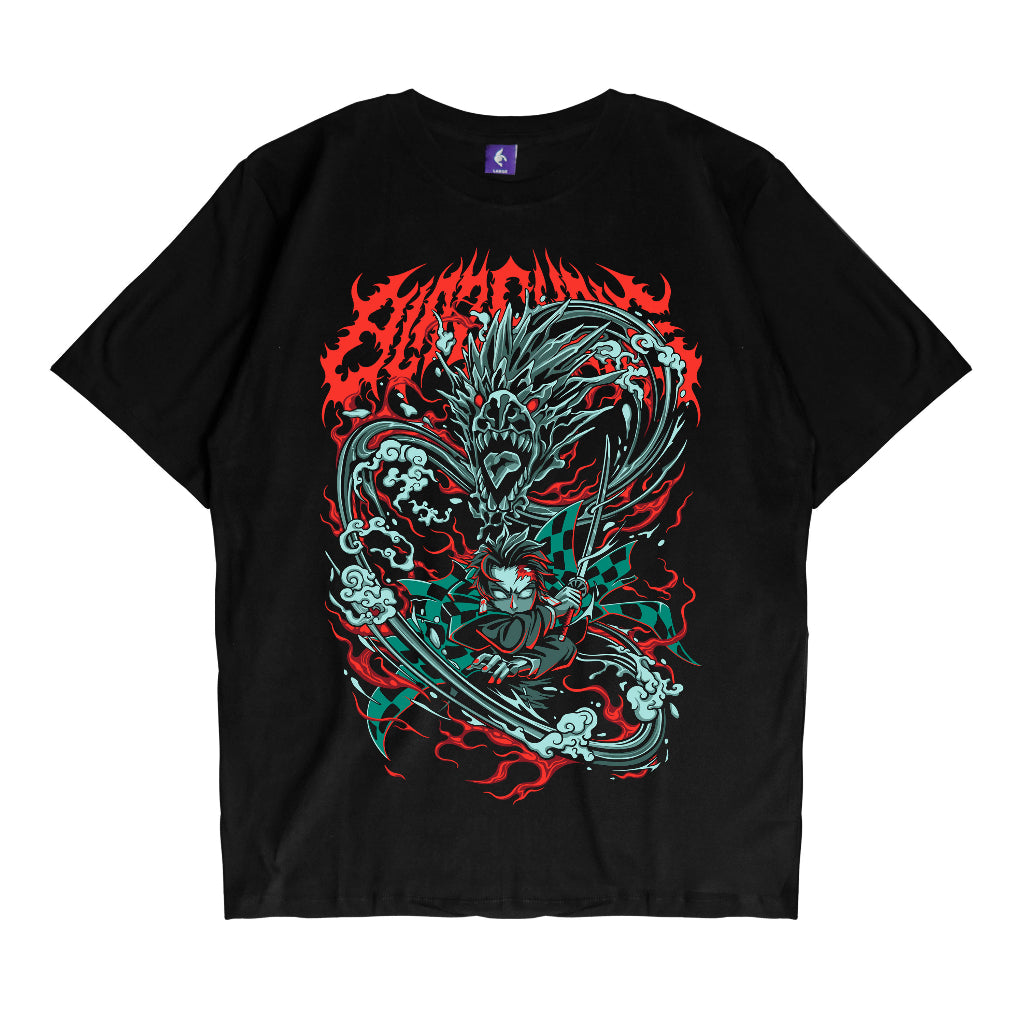 Japan Anime Short Sleeve T Shirt - Demon Slayer Kimetsu No Yaiba TANJIRO KAMADO | Japan Apparel | Zewearsy Store