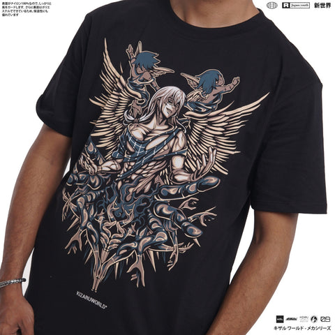 Japan Anime Short Sleeve T Shirt - MAHITO Black | Japan Apparel