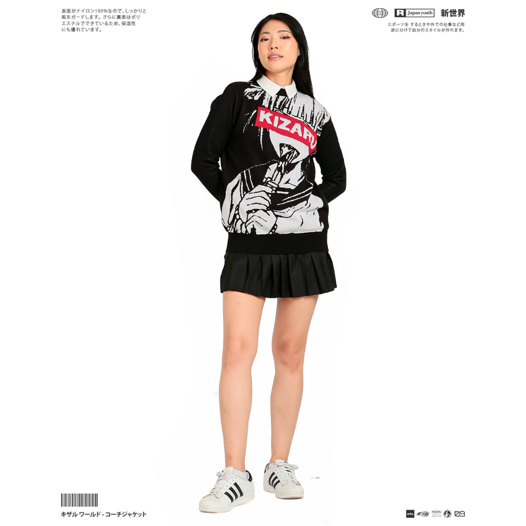 Japan Anime Sweater Black Knitwear - HIMIKO TOGA | Zewearsy Store