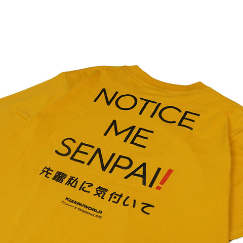 Japan Streetwear Short Sleeve T Shirt - Origin NOTICE ME SENPAI | Japan Apparel | Zewearsy Store