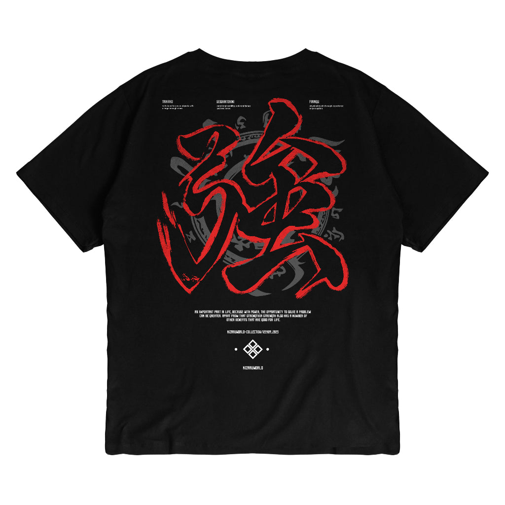 Japan Streetwear Short Sleeve T Shirt - Origin STRENGTH TSUYO | Japan Apparel