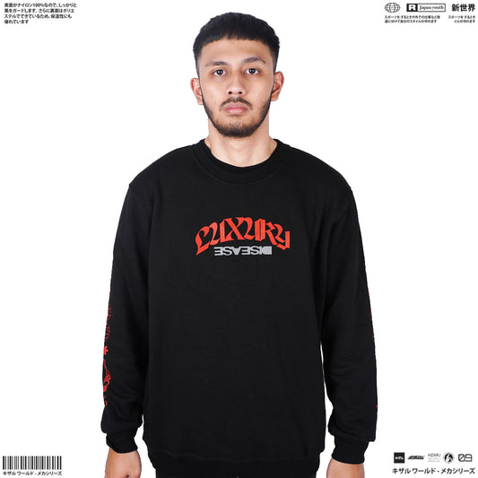 Black Crewneck Sweater Music Series - ONE OK ROCK | Japan Apparel | Zewearsy Store