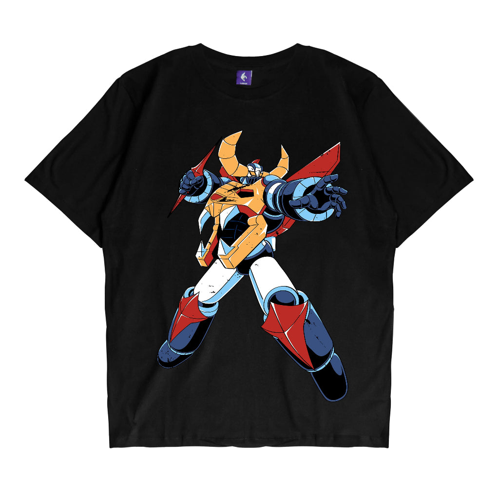 Japan Anime Short Sleeve T Shirt - GAIKING MECHA SERIES 70S | Japan Apparel