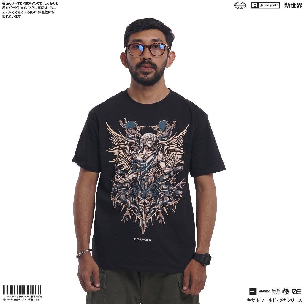 Japan Anime Short Sleeve T Shirt - MAHITO Black | Japan Apparel