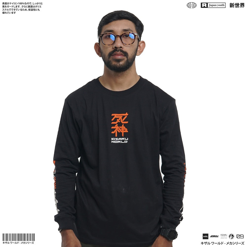 Japanese Long Sleeve T Shirt Origin SHINIGAMI | Zewearsy Store