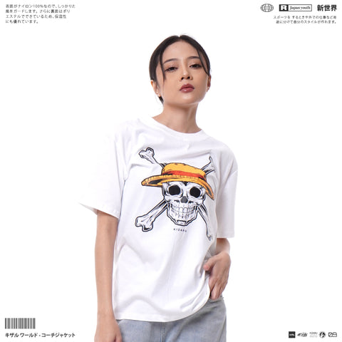 Japan Anime Short Sleeve T Shirt - One Piece | Jolly Roger MUGIWARA