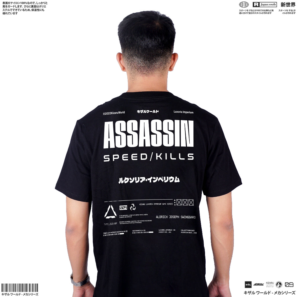 Japan Streetwear Short Sleeve T Shirt - Origin ASSASSIN | Japan Apparel