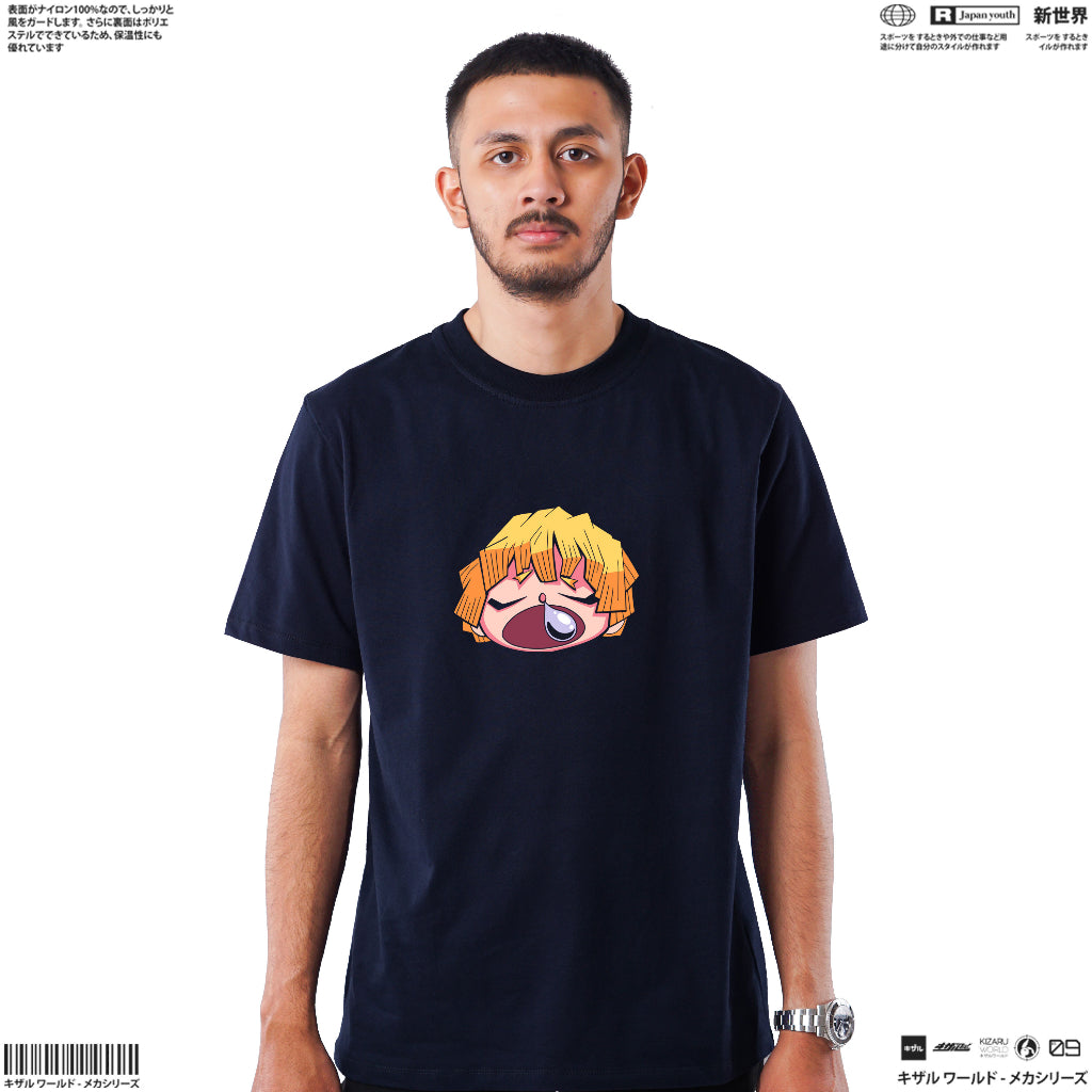 Japan Anime Short Sleeve T Shirt - Demon Slayer Kimetsu No Yaiba ZENITSU POP ART | Japan Apparel