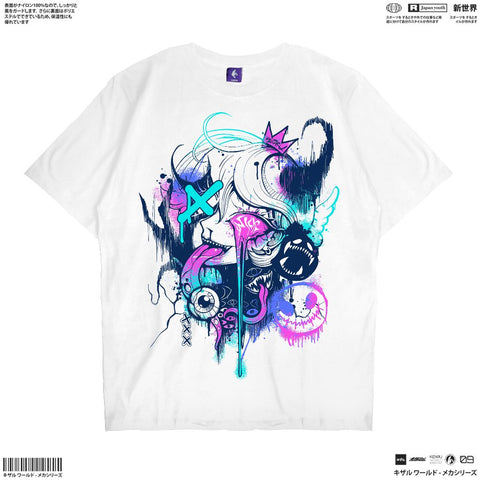 Japan Streetwear Short Sleeve T Shirt - Origin SYMPHONY OF AGONY WHITE | Japan Apparel