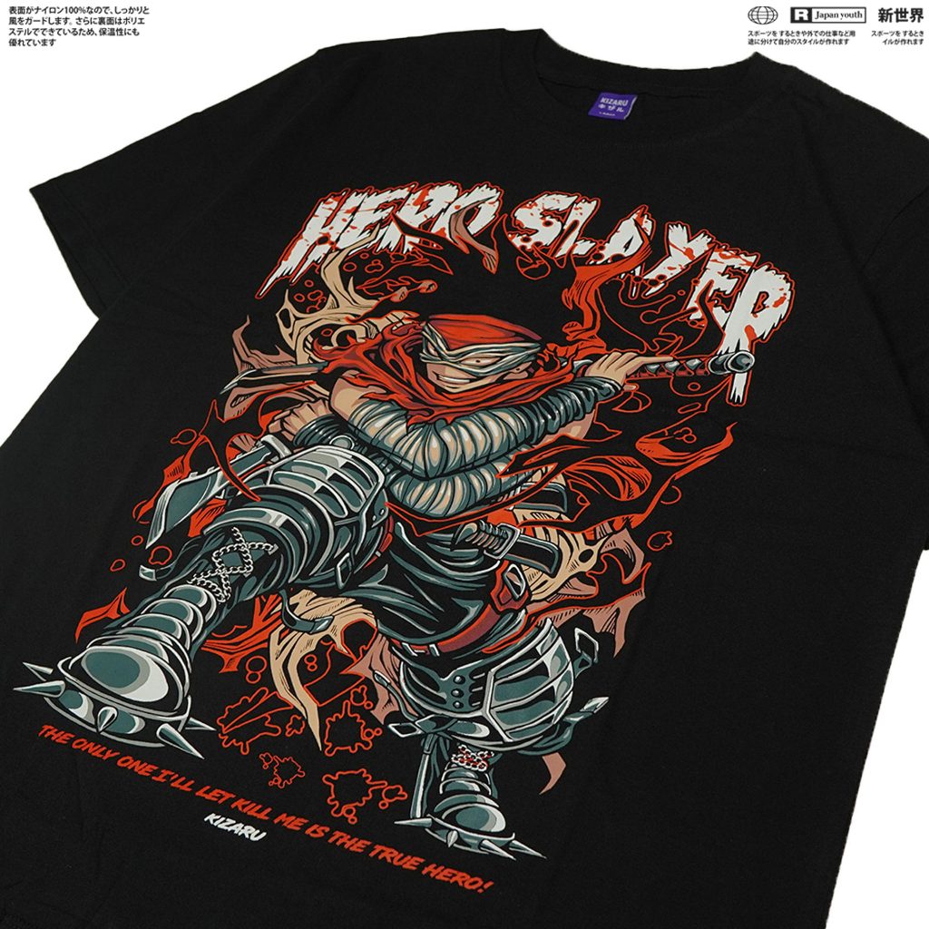 Japan Anime Short Sleeve T Shirt - Hero Slayer STAIN | Japan Apparel | Zewearsy Store