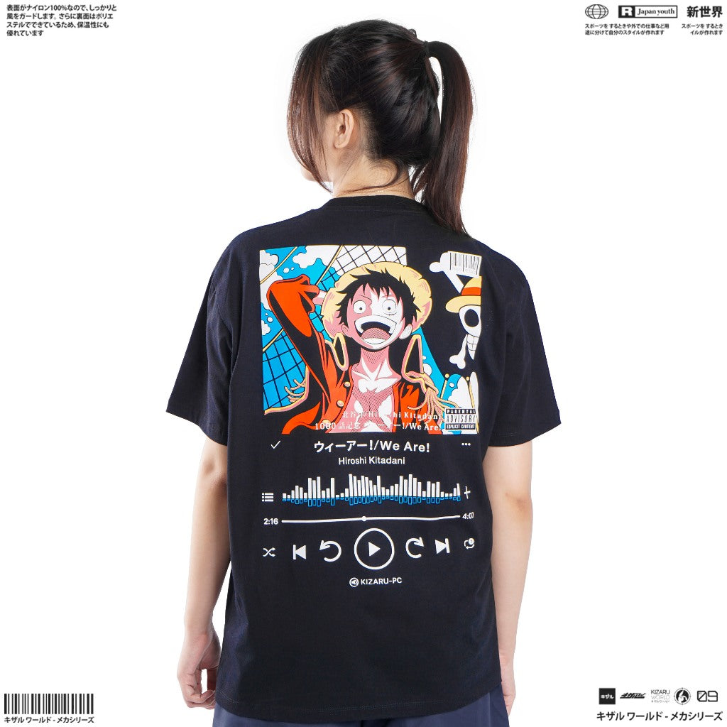 Japan Anime Short Sleeve T Shirt - Music Series One Piece WE ARE V2 | Japan Apparel