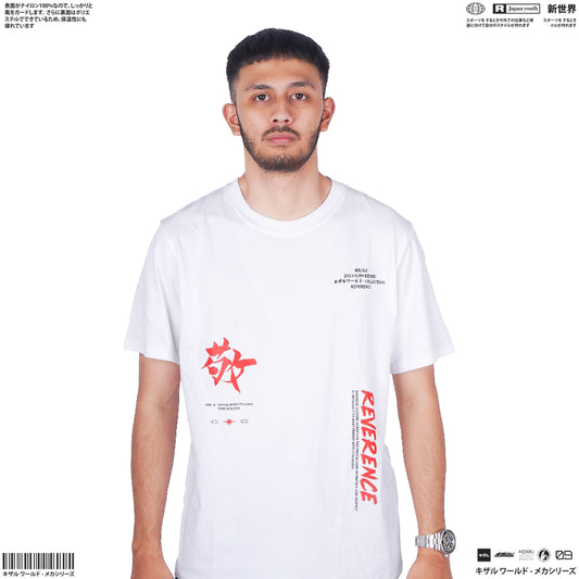 Japan Streetwear Short Sleeve T Shirt - Origin RESPECT SONKEI | Japan Apparel