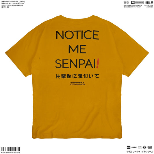 Japan Streetwear Short Sleeve T Shirt - Origin NOTICE ME SENPAI | Japan Apparel | Zewearsy Store