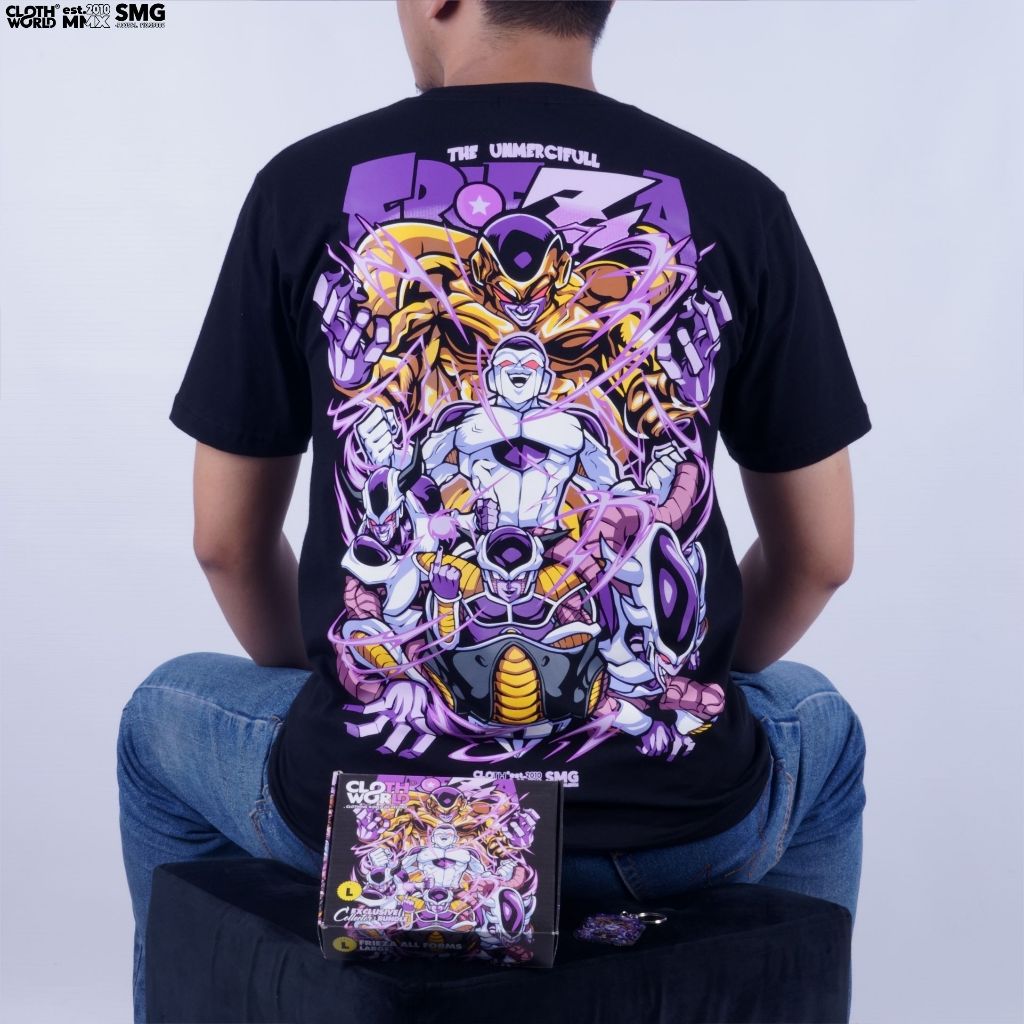 Frieza All Forms T-Shirt - Golden Freeza | Dragon Ball Anime Apparel