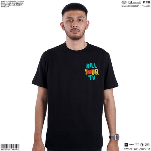 Japan Streetwear Short Sleeve T Shirt - Origin KILL YOUR TV | Japan Apparel