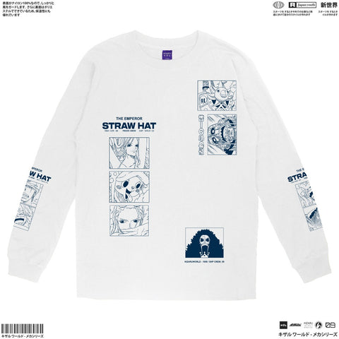 Japanese Long Sleeve T Shirt Anime One Piece MUGIWARA CREW | Zewearsy Store