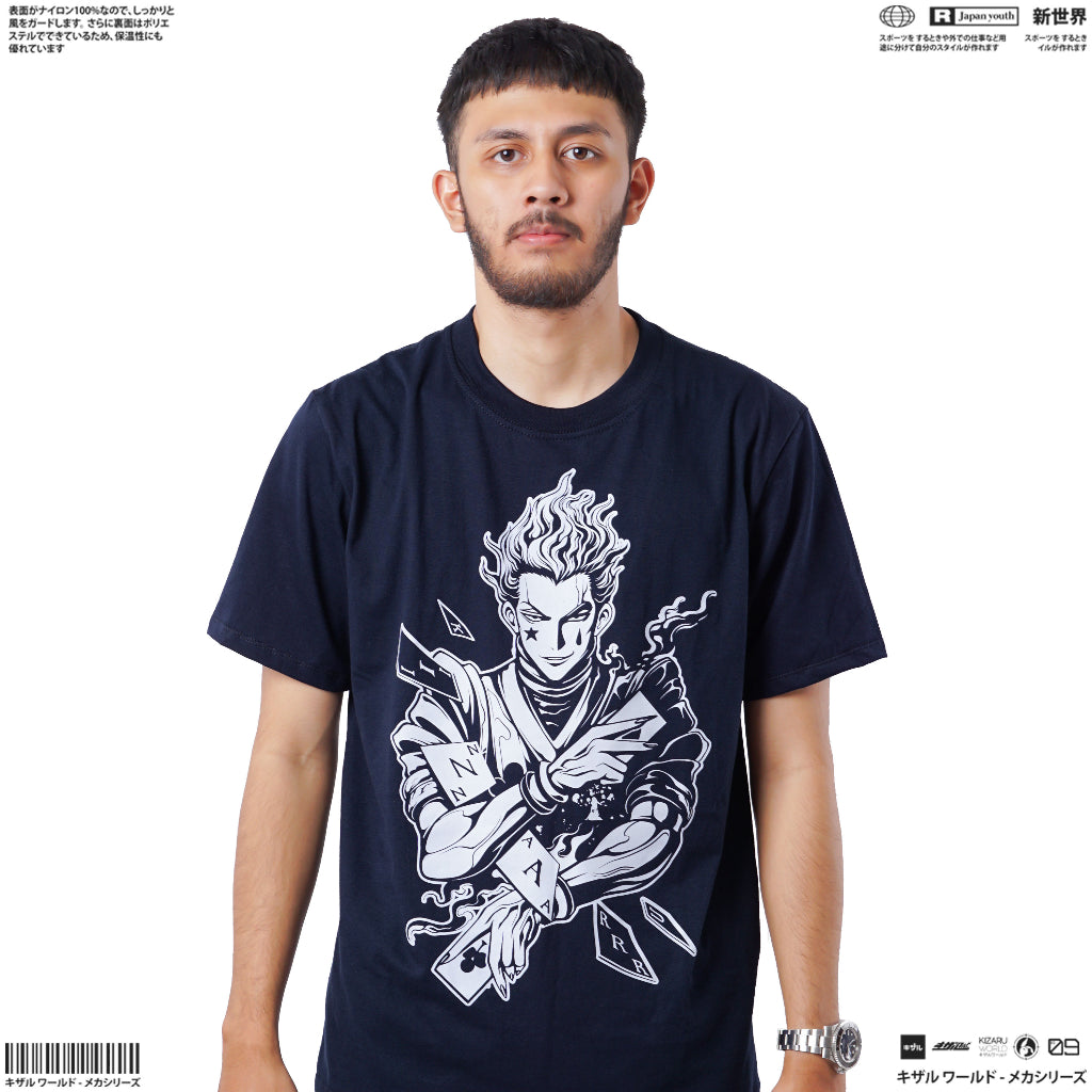 Japan Anime Short Sleeve T Shirt - Hunter X Hunter HISOKA Glow In The Dark | Japan Apparel