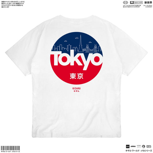 Japan Streetwear Short Sleeve T Shirt - Origin TOKYO CITY LIGHT | Japan Apparel