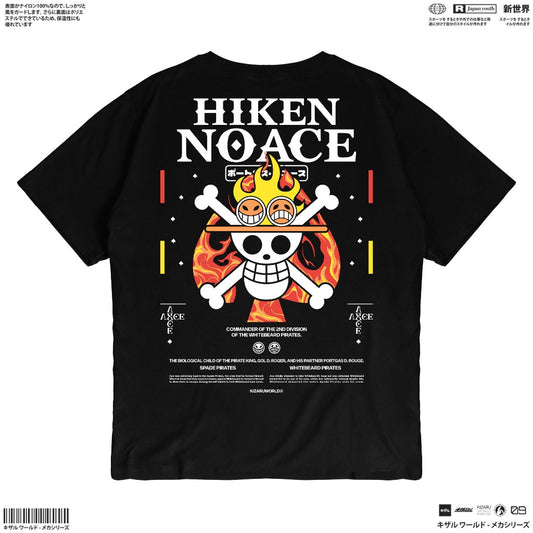 Japan Anime Short Sleeve T Shirt - One Piece PORTGAS D ACE V2 | Japan Apparel