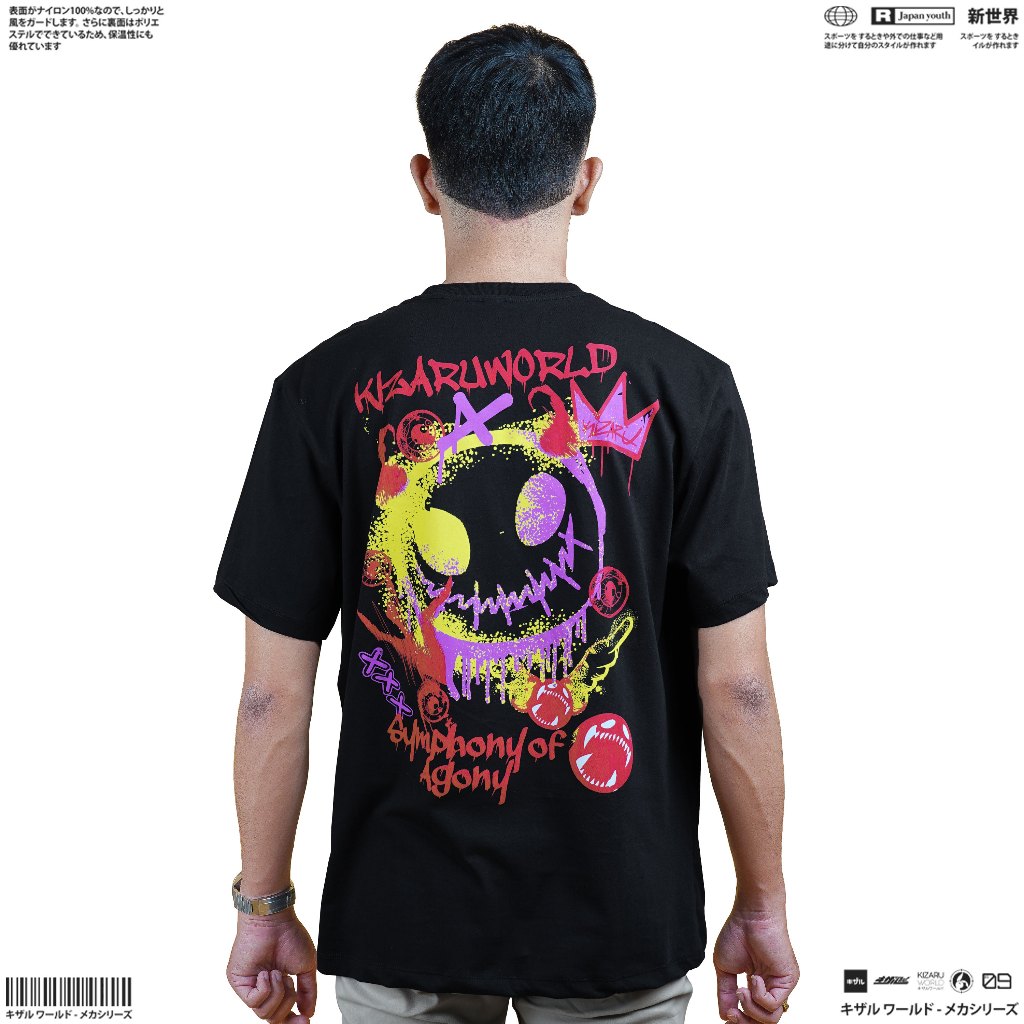 Japan Streetwear Short Sleeve T Shirt - Origin SYMPHONY OF AGONY BLACK | Japan Apparel