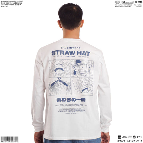 Japanese Long Sleeve T Shirt Anime One Piece MUGIWARA CREW | Zewearsy Store