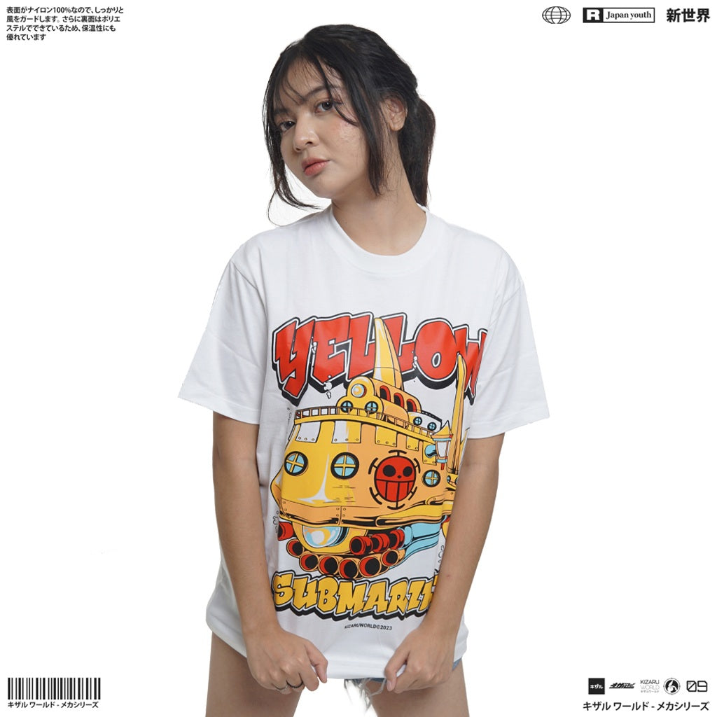 Japan Anime Short Sleeve T Shirt One Piece YELLOW SUBMARINE SHIP TRAFALGAR LAW | Japan Apparel